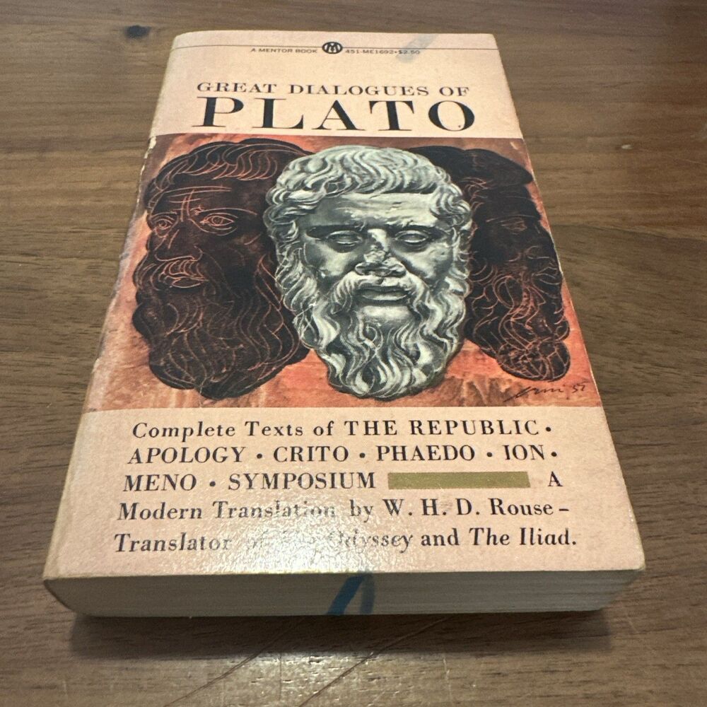 5 for $30 Great Dialogues of Plato 1956 A Mentor Paperback Vintage Book